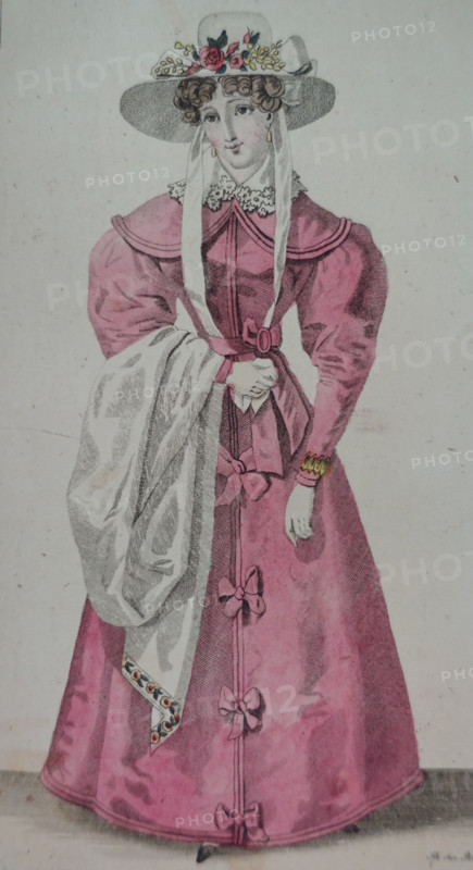 Illustration from the 'Ladies' Journal'. 1826.