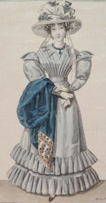 Illustration from the 'Ladies' Journal'. 1826.
