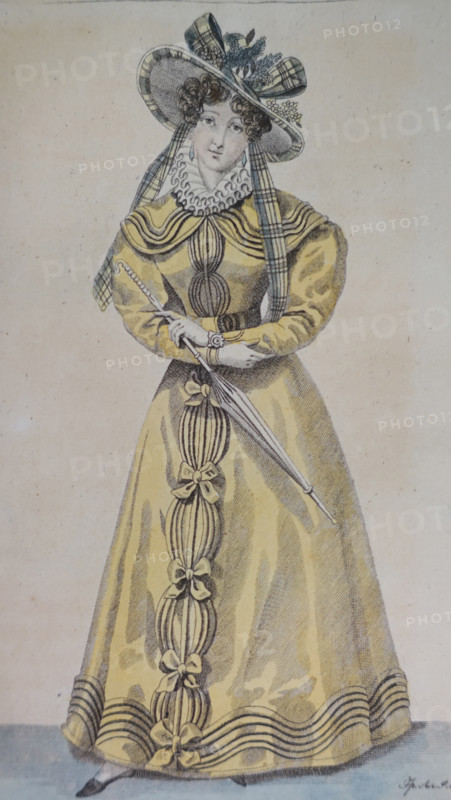 Illustration from the 'Ladies' Journal'. 1826.