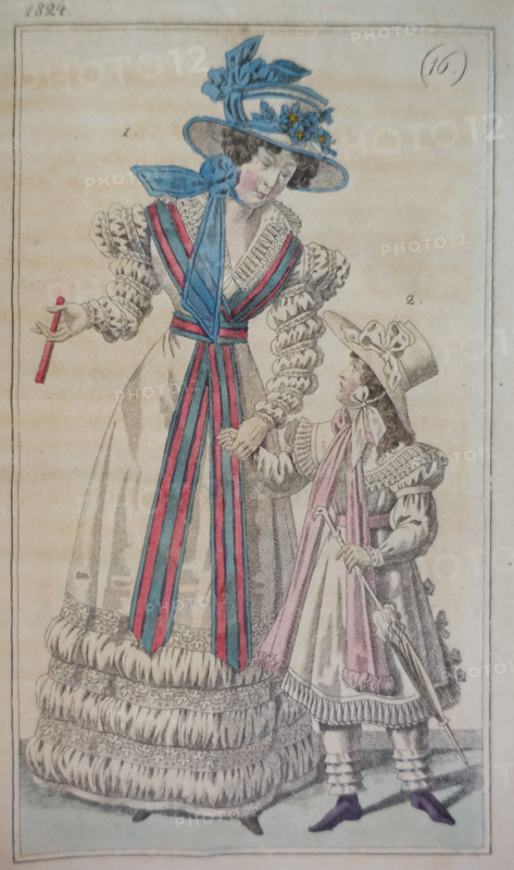 Illustration from the 'Ladies' Journal'. 1824.