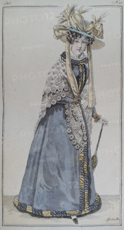 Illustration from the 'Ladies' Journal'. 1826.