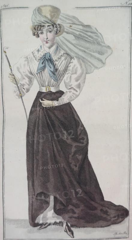 Illustration from the 'Ladies' Journal'. 1826.