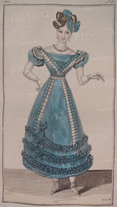 Illustration from the 'Ladies' Journal'. 1826.