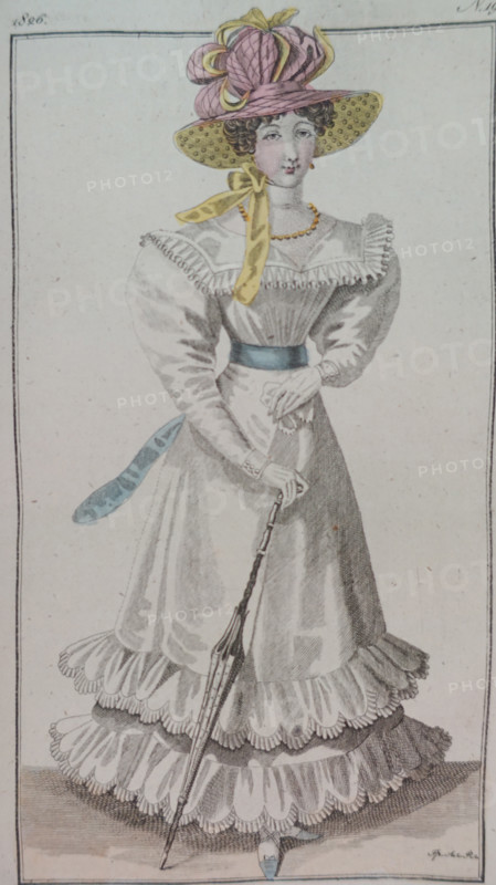 Illustration from the 'Ladies' Journal'. 1826.