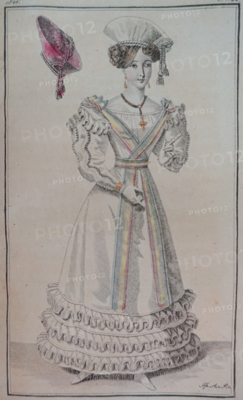 Illustration from the 'Ladies' Journal'. 1826.