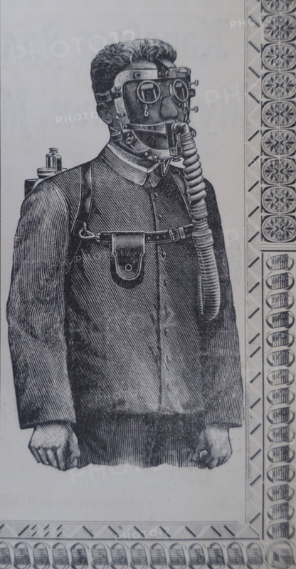 Advertisement of specialized equipment - breathing apparatus