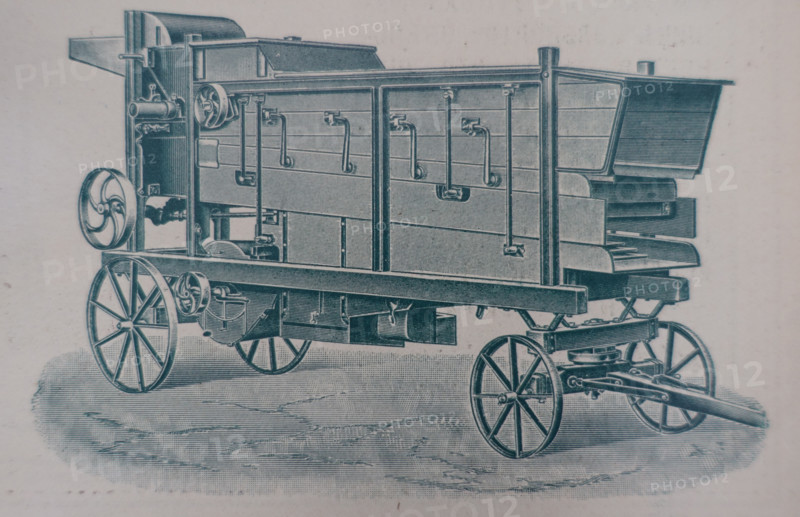 Advertisement for agricultural machinery from the Klassen & Neufeld plant. 1911.