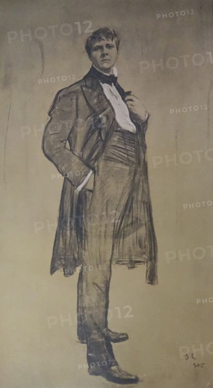 Portrait of opera singer Feodor Chaliapin (1873-1938). 1905.