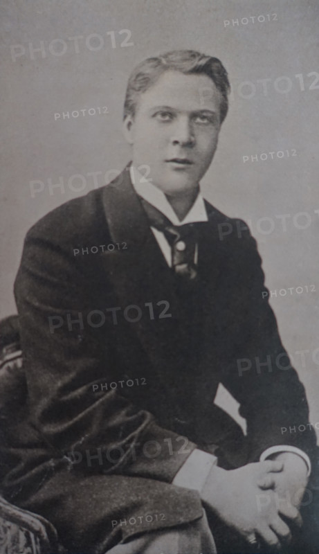 Portrait of opera singer Feodor Chaliapin (1873-1938). 1895.