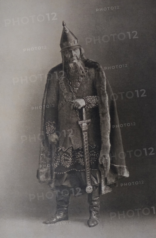Portrait of opera singer Feodor Chaliapin (1873-1938). Ivan the Terrible