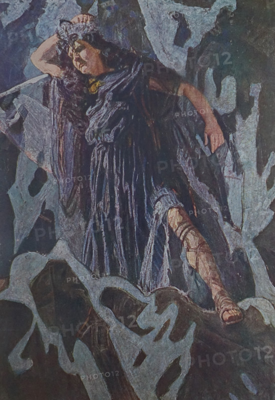 Portrait of opera singer Feodor Chaliapin (1873-1938)