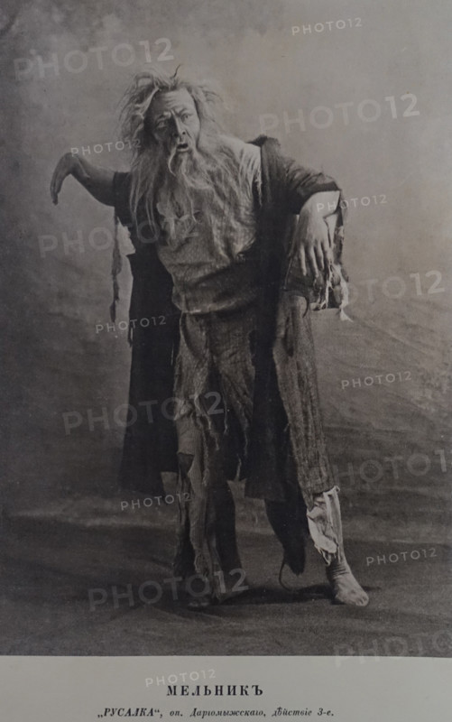 Portrait of opera singer Feodor Chaliapin (1873-1938). 1900s.