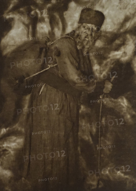 Portrait of opera singer Feodor Chaliapin (1873-1938). Varlaam. Boris Godunov. 1900-1910s.