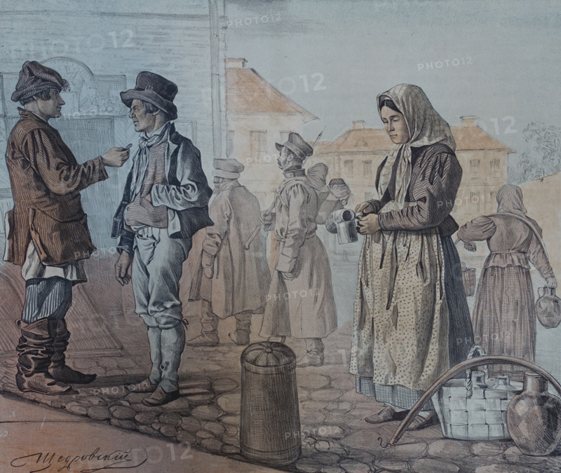 Two Finns - merchants selling meat
