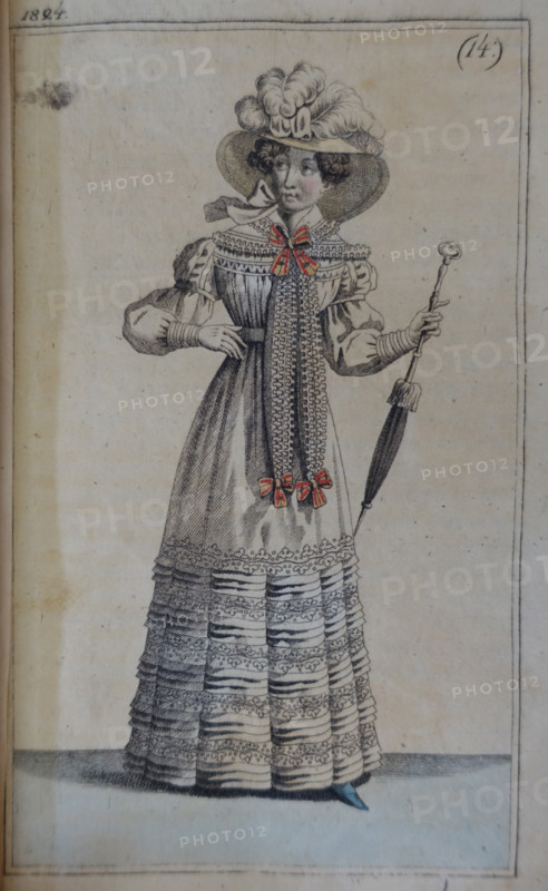 Illustration from the 'Ladies' Journal'. 1824.