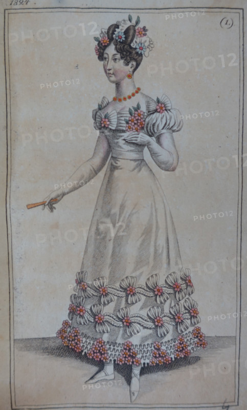 Illustration from the 'Ladies' Journal'. 1824.