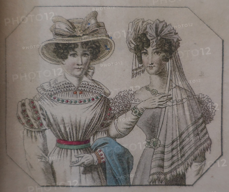 Illustration from the 'Ladies' Journal'. 1823.