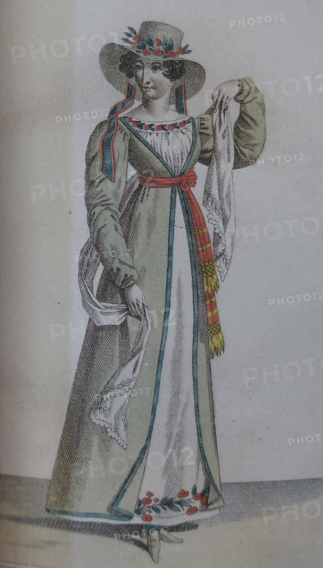 Illustration from the 'Ladies' Journal'. 1823.
