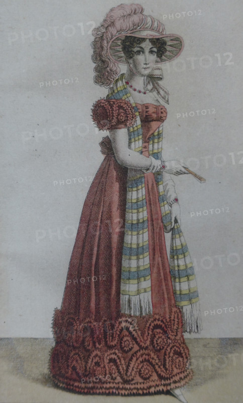 Illustration from the 'Ladies' Journal'. 1823.