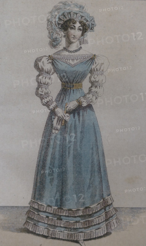 Illustration from the 'Ladies' Journal'. 1823.