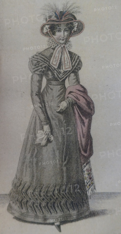 Illustration from the 'Ladies' Journal'. 1823.