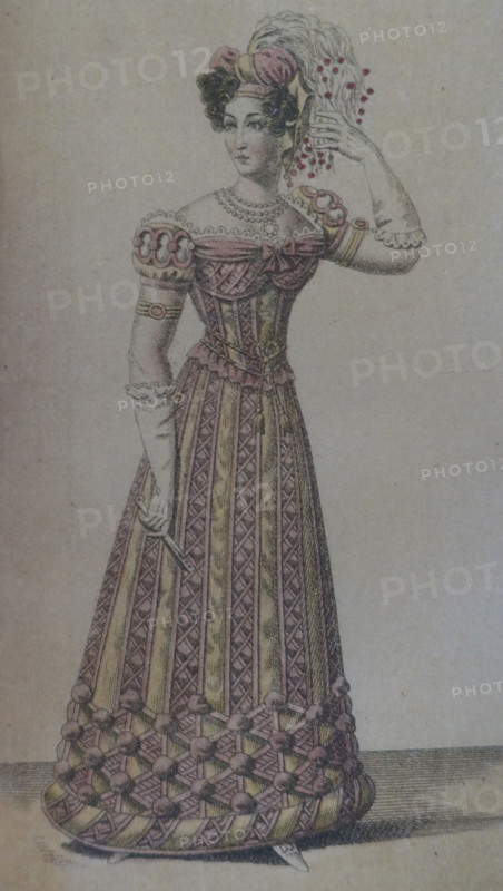 Illustration from the 'Ladies' Journal'. 1823.
