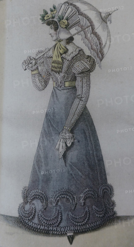 Illustration from the 'Ladies' Journal'. 1823.