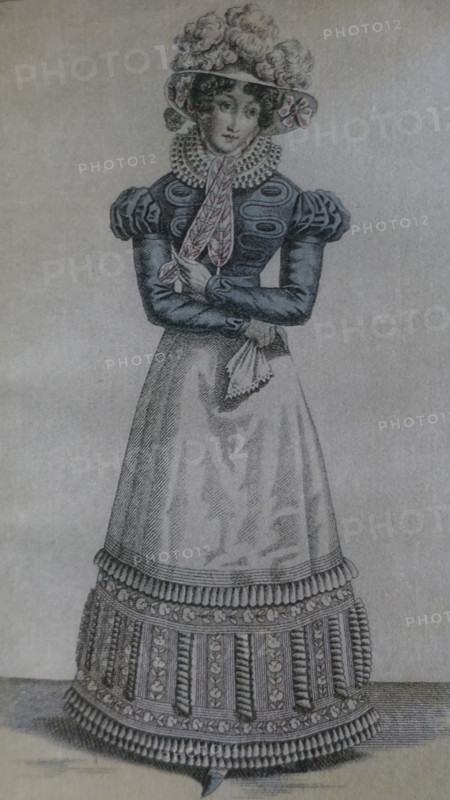 Illustration from the 'Ladies' Journal'. 1823.