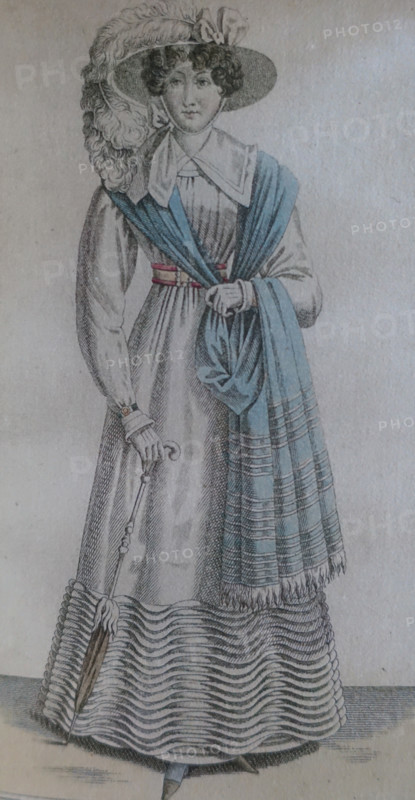 Illustration from the 'Ladies' Journal'. 1823.