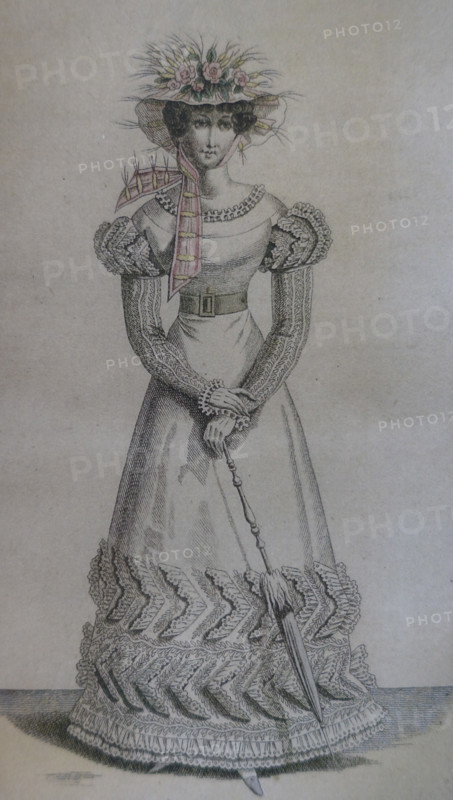 Illustration from the 'Ladies' Journal'. 1823.