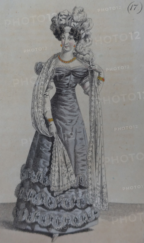 Illustration from the 'Ladies' Journal'. 1824.