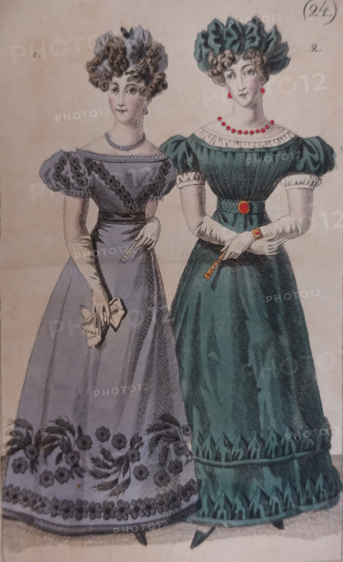 Illustration from the 'Ladies' Journal'. 1824.