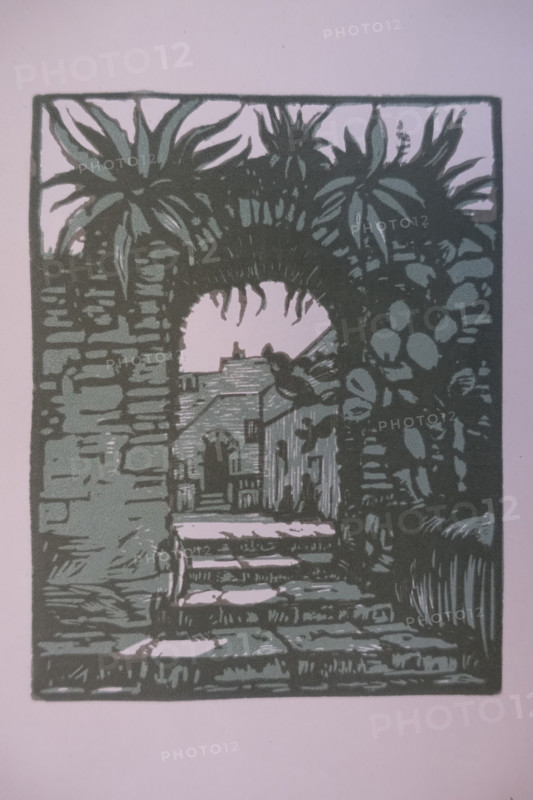 Old Gates. Capri. Italy. Vadim Falileev (1879-1950). 1923.