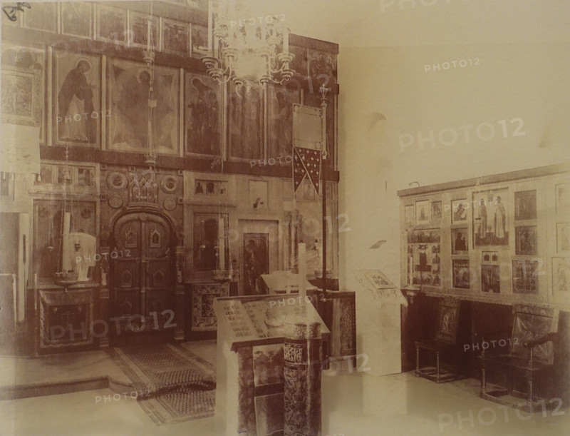 Interior of the Church of the All-Merciful Saviour in Natalyevka