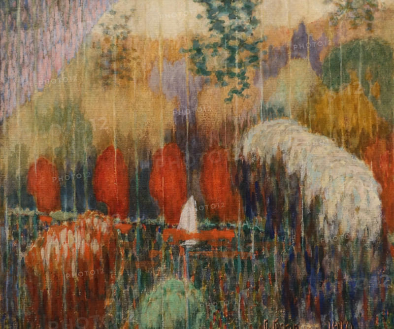 Vasily Milioti (1875-1943). Theleme. 1904-1905. Gouache on wood.
