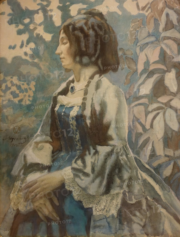 Viktor Borisov-Musatov (1870-1905). Portrait of a Lady. 1902.