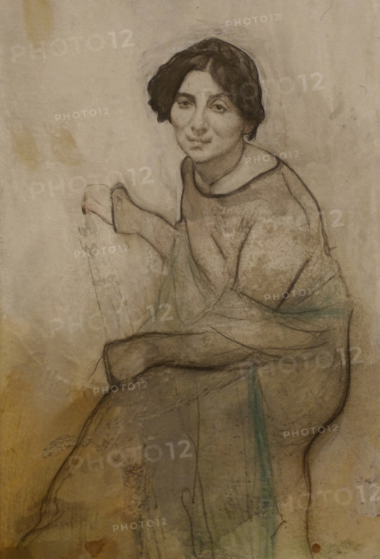 Valentin Serov (1865-1911). Portrait of Wanda Landowska (1879-1959). 1907.