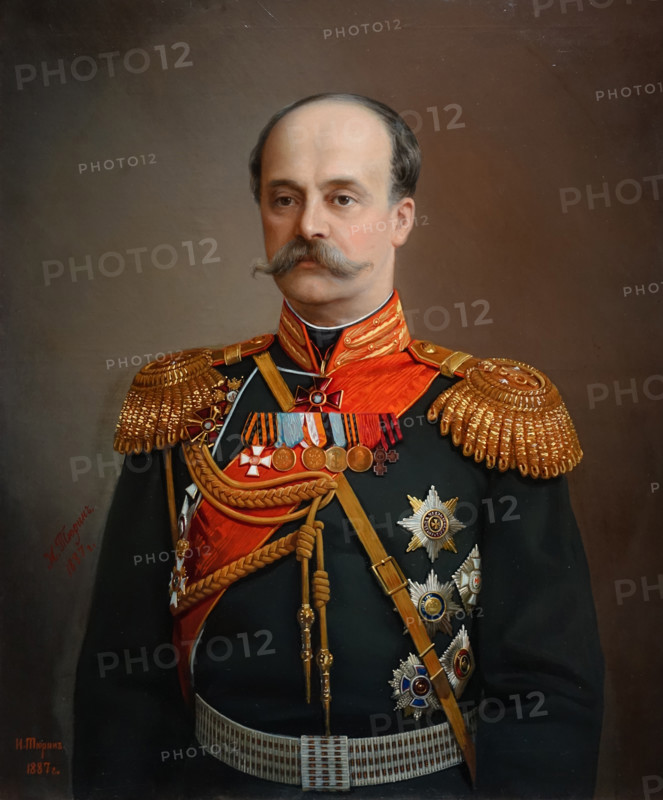 Portrait of Prince Nikolai Nikolaevich Obolensky (1833-1898). Ivan Tyurin (1824-1905). 1887.