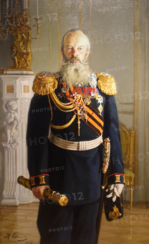 Portrait of Grand Duke Mikhail Nikolaevich (1832-1909). 1907. Mikhail Sokolov (1875-1953).