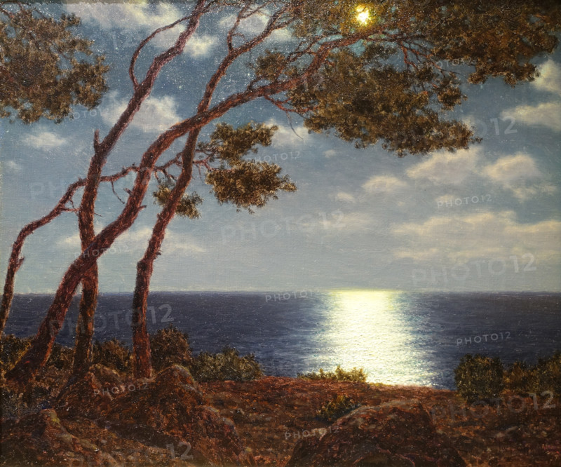 Moonlit Path on the Water. 1927-1930. Ivan Fedorovich Shultze (1874-1939).