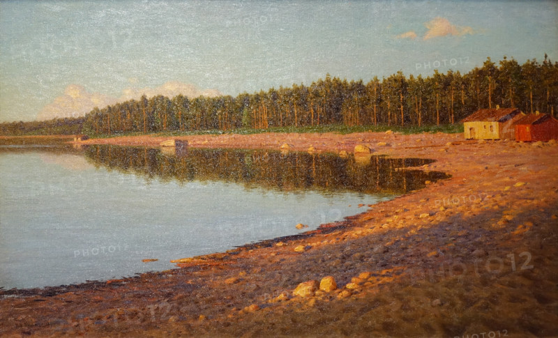 Lake Shore at Sunset. 1909. Ivan Fedorovich Shultze (1874-1939).