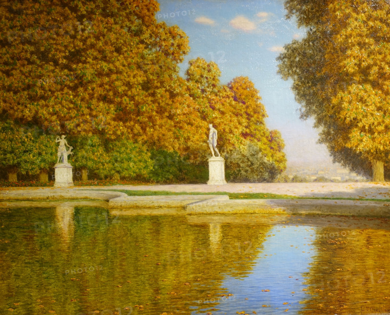 Autumn in Saint-Cloud Park. Paris. 1927-1930. Ivan Fedorovich Shultze (1874-1939).