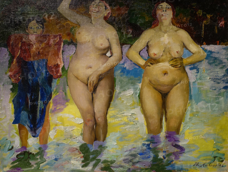 Malyavin Filipp Andreyevich (1869-1940). Bathers. 1930.