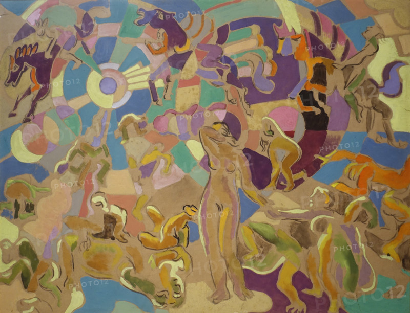 Vladimir Baranov-Rossiné (1888-1944). Apocalypse. 1915.