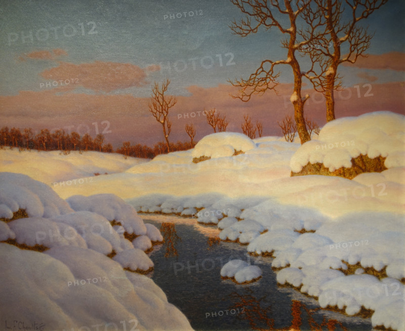 Winter Landscape. 1920s. Ivan Fedorovich Shultze (1874-1939).