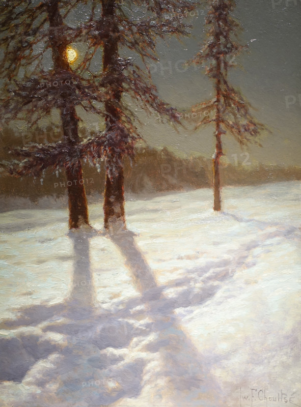 Moonlit Landscape. 1927-1930. Ivan Fedorovich Shultze (1874-1939).