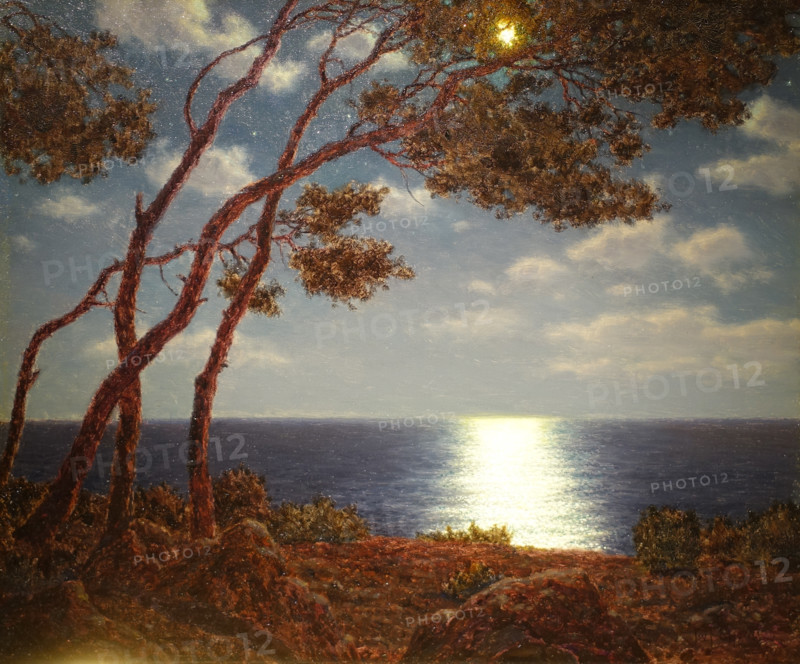Moonlit Path on the Water. 1927-1930. Ivan Fedorovich Shultze (1874-1939).