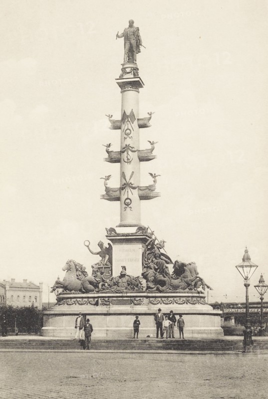 Austria, The Tegetthoff Monument, Praterstern in Vienna
