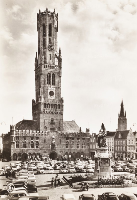 Belgium, Bruges, the Medieval civic tower