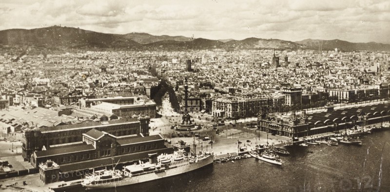 View of the city of Barcelona, Spain